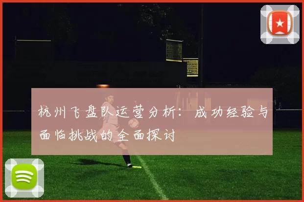 杭州飞盘队运营分析：成功经验与面临挑战的全面探讨