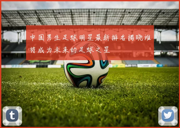 中国男生足球明星最新排名揭晓谁将成为未来的足球之星