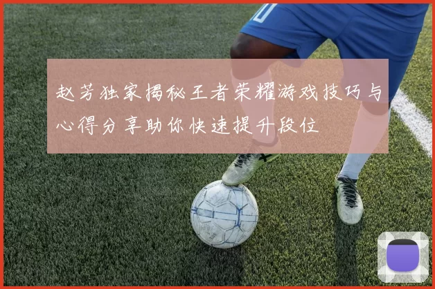 赵芳独家揭秘王者荣耀游戏技巧与心得分享助你快速提升段位